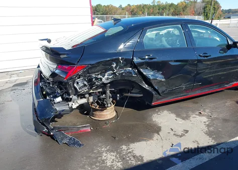 2025 Hyundai Elantra N from USA, damaged, VIN KMHLW4DK8SU025489